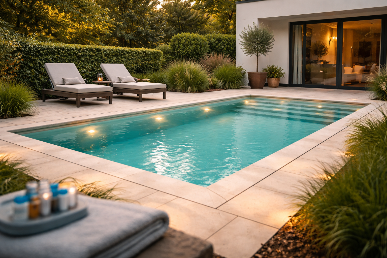 Diseño de piscina residencial